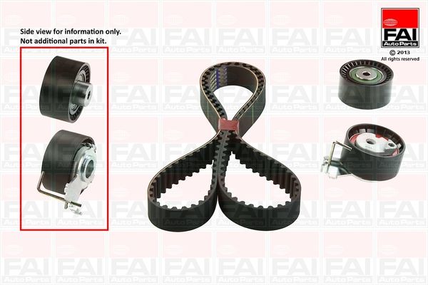 FAI AUTOPARTS Zobsiksnas komplekts TBK343